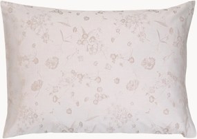 Copricuscino in cotone jacquard Fiori Pastello