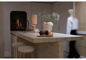 Sedia da bar color crema in imbottito (altezza della seduta 73 cm) Alice – Light &amp; Living