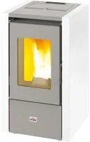 Stufa A Pellet Queen Mignon Bianca 5,5Kw