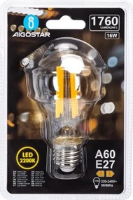 Lampadina LED VINTAGE A60 E27/16W/230V 2200K - Aigostar