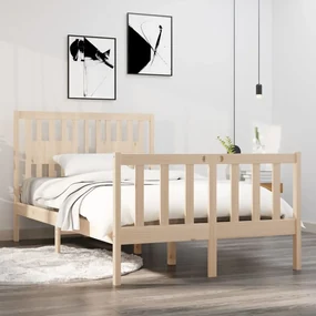 Giroletto in legno massello 120x190 cm 4ft small double