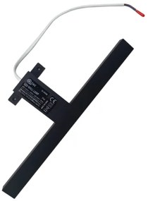 Illuminazione specchio bagno LED/8W/230V 4000K 50 cm IP44 nero