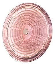 Applique LED JOKEY D28 cm in metallo e vetro decorato Rosa