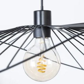 Brilagi - Lampadario LED sospeso su cavo CERIA WIRE 1xE27/40W/230V 60x80 cm nero