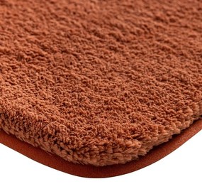 Tappetino per il bagno color terracotta 50x80 cm Mael – douceur d'intérieur