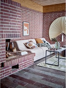 Coperta verde in cotone riciclato 130x160 cm Alk - Bloomingville