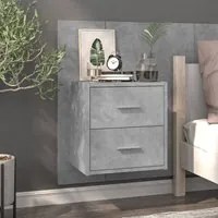 Comodino a Muro Grigio Cemento cod mxl 29873