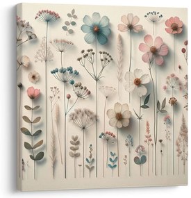 Quadro su tela – Fiorellini di prato in stile romantico