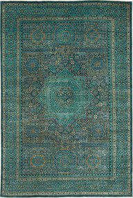 Mamluk Tappeto 310x200 Verde (Pakistan) Annodato A Mano