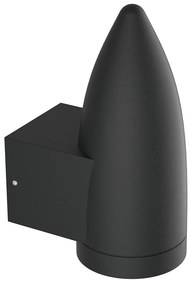 Applique da Parete a Cono per esterni IP65 GU10 - Nera