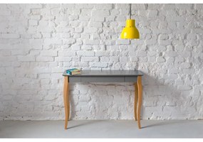 Scrivania grigio scuro Lillo, lunghezza 105 cm - Ragaba