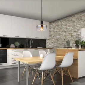 Globo 15551H2 - Lampadario a sospensione con filo CLASSIS 1xE27/15W/230V