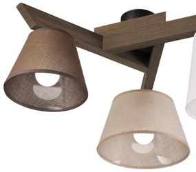 Brilagi - Lampadario LED ANTHONY 3xE14/40W/230V rovere noce
