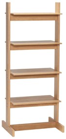 Scaffale in rovere decorato in colore naturale 59x142 cm Forma - Hübsch