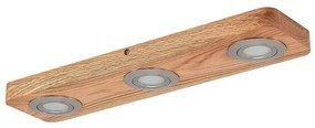 Lindby - Mikari 3 LED Plafoniera Wood Lindby