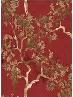 Coordonne Carta da parati Willow Poem - Ruby