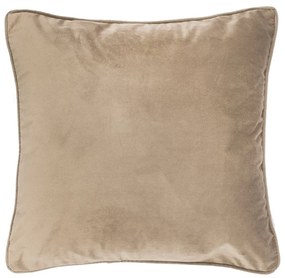 Cuscino beige chiaro in velluto, 45 x 45 cm - Tiseco Home Studio