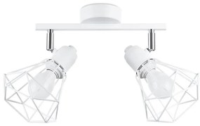 Sollux SL.1103 - Faretto ARTEMIS 2xE14/40W/230V bianco