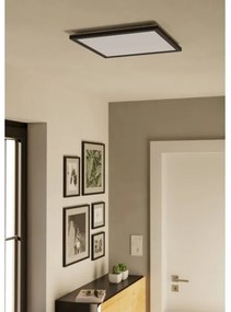 Eglo 901443 -Plafoniera LED da esterno ROVITO 17,6W/230V 39x39 cm IP44 nero