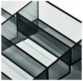 Organizzatore da bagno nero opaco per cosmetici in plastica riciclata Nail Station - iDesign