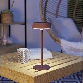 Eglo 75879-LED Lampada da tavolo solare ricaricabile SIMERI LED/3W/5V 1800mAh IP44 arancione