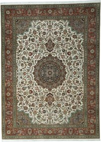 Tabriz Tappeto persiano 340 x 250 Beige (Iran) Annodato A Mano