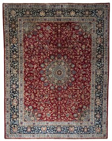 Mashad Tappeto persiano 380 x 300 Rosso (Iran) Annodato A Mano
