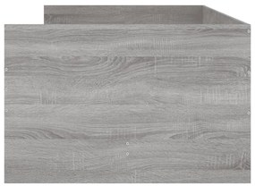 Giroletto con Cassetti Grigio Sonoma 90x190 cm