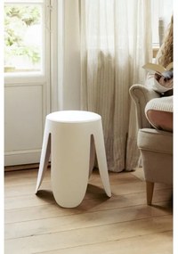 WENKO 26086100 - Sgabello COMISO 44,5x46 cm bianco