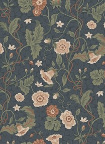 Sandberg Carta da parati Ulla - Midnight & Blue