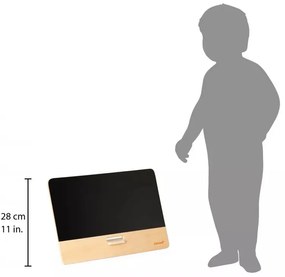 Lavagnetta in legno con supporto removibile
