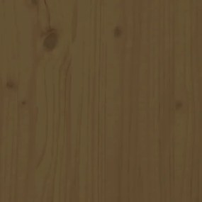 Testiera per letto miele 186x4x100 cm in legno massello di pino