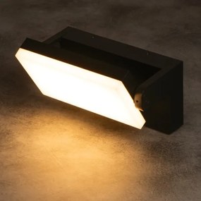 Kanlux 45819- Lampada da parete LED per esterni con sensore XERTO LED/20W/230V IP44 nero