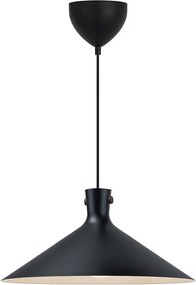 Nordlux - Lampadario a sospensione su cavo DORINA 1xE27/60W/230V nero Ø 45 cm