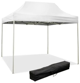 Gazebo richiudibile pieghevole 3 X 2 Bianco ricoperto in PVC impermeabile