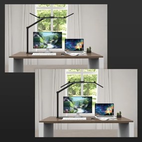 Lampada da tavolo LED dimmerabile con funzione Touch LED/24W/230V 3000-6500K CRI 92 nero