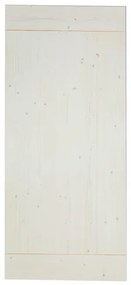 Anta per porta scorrevole Smooth in legno massello bianco L 96 x H 215 cm reversibile