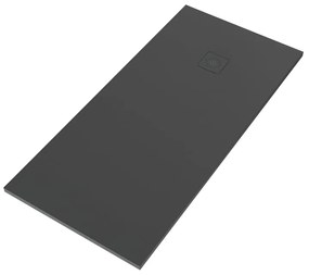 Piatto doccia SENSEA in composito minerale di resina gelificata Remix V3 grigio L 80 x L 170 x H 3.2 cm opaco