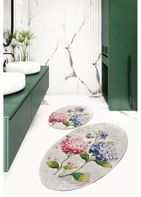 Set di tappetini per il bagno 2 pz 60x100 cm Ortanca – Foutastic