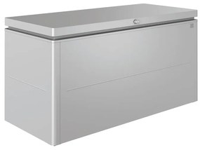 Baule BIOHORT LOUNGEBOX 160 in acciaio argento L 160 x H 83.5 x P 70 cm