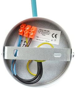 Lampadario a plafone CAMBRIDGE 2xE27/15W/230V blu