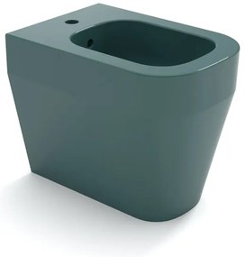 Bidet filomuro TUTTOEVO OLYMPIA CERAMICA L 36 x H 42 x P 53 cm Verde lucido