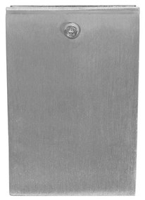 Applique Da Esterno Quadrata Monodirezionale IP65 GU10 Acciaio Inox
