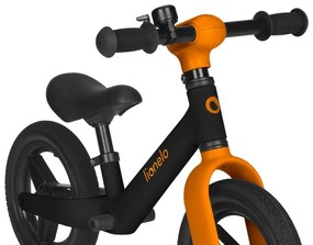 Lionelo - Bicicletta senza pedali TONI Nero/Arancione