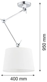 Argon 3548 - Lampada a sospensione  ZAKYNTOS 1xE27/60W