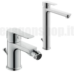 Duravit A.1 Coppia rubinetti Miscelatore monocomando per Lavabo alto XL E Bidet Cromo