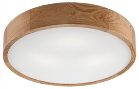 Lampada da soffitto marrone con paralume in vetro ø 47 cm Eveline - LAMKUR
