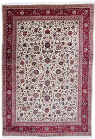 Mashad Tappeto 510 x 350 Rosso (Iran) Annodato A Mano