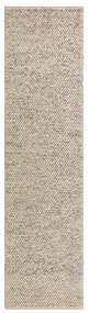 Tappeto in lana grigio chiaro 60x230 cm Minerals - Flair Rugs