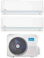 Climatizzatore Condizionatore Midea Dual Split Inverter serie EVOLUTION 9+12 con M2OG-14HFN8-Q R-32 Wi-Fi Optional 9000+12000